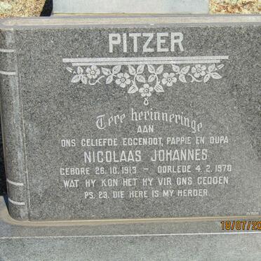 PITZER Nicolaas Johannes 1913-1970