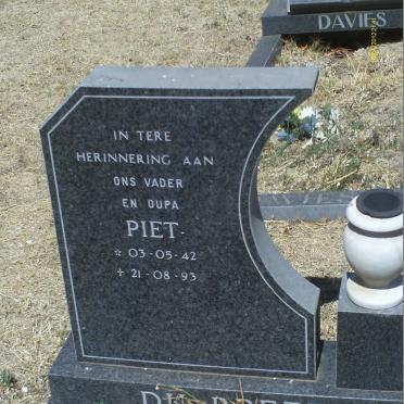 PREEZ Piet, du 1942-1993