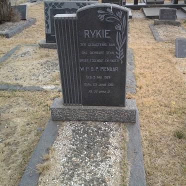 PIENAAR W.P.S.P. 1924-1961