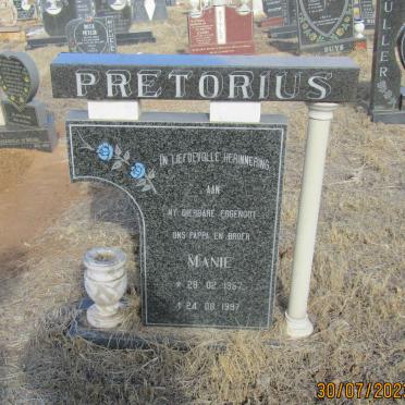 PRETORIUS Manie 1957-1997