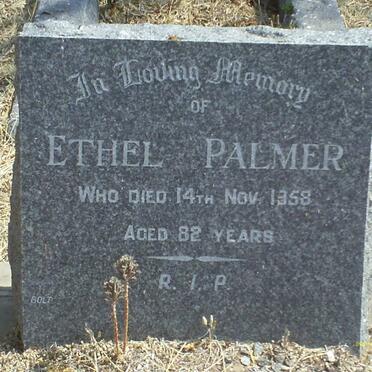 PALMER Ethel -1958