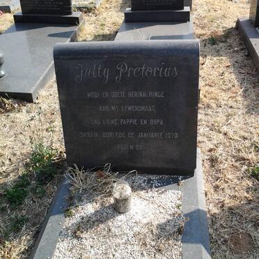 PRETORIUS Willem Jurgen Jacobus 1914-1970