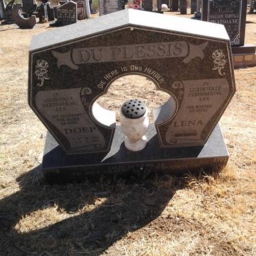 PLESSIS Doep, du 1941-1998 &amp; Lena 1942-