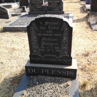 PLESSIS Stefanus Philippus, du 1899-1963