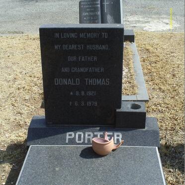 PORTER Donald Thomas 1921-1979