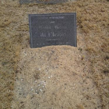 PLESSIS Bertha Gezina, du nee SCHLEBUSCH 1913-1990