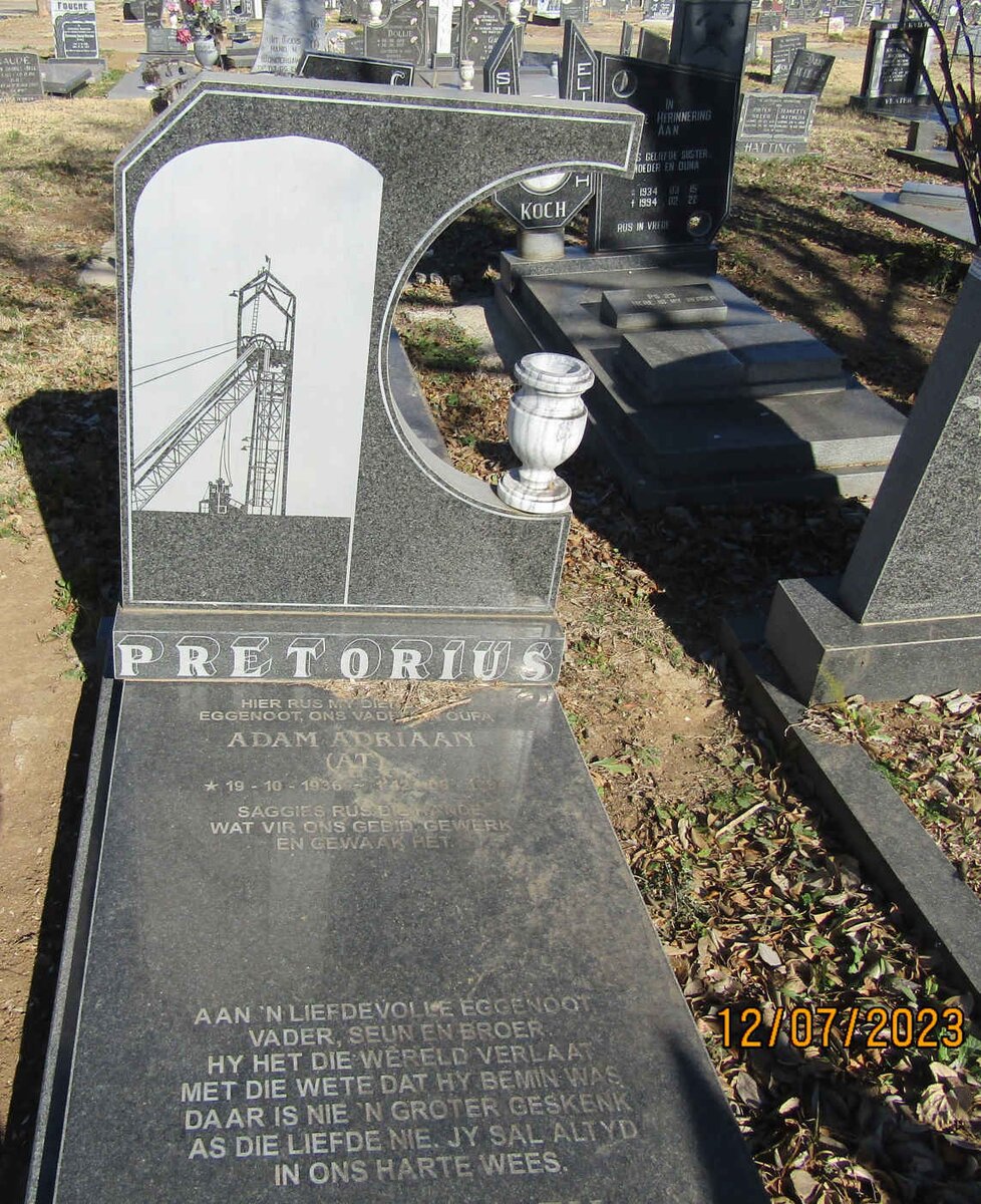PRETORIUS Adam Adriaan 1936-1994 _1