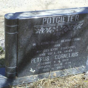 POTGIETER Petrus Cornelius 1904-1974