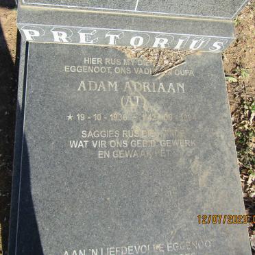 PRETORIUS Adam Adriaan 1936-1994 _2