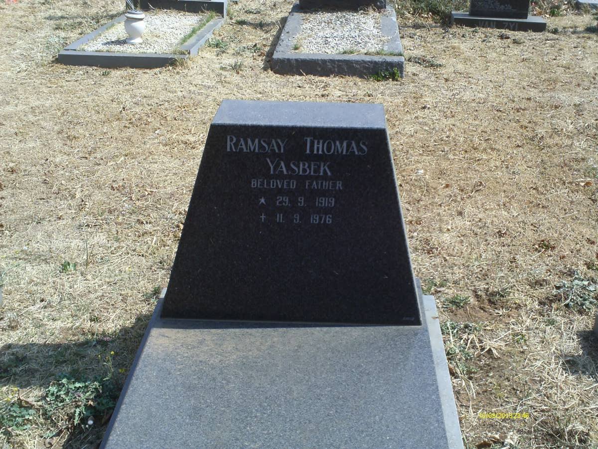 YASBEK Ramsay Thomas 1919-1976