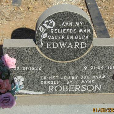 ROBERSON Edward 1932-1989 &amp; Dorothy Agnes 1934-2010 1.