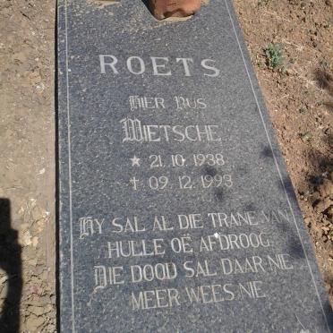 ROETS Wietsche 1938-1993