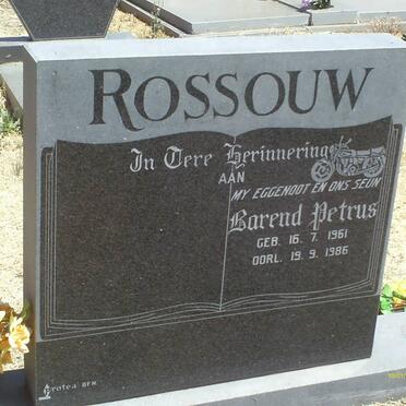 ROSSOUW Barend Petrus 1961-1986