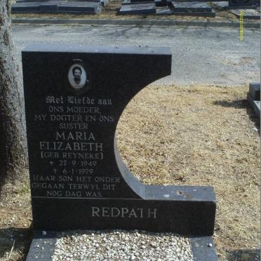 REDPATH Maria Elizabeth nee REYNEKE 1949-1979