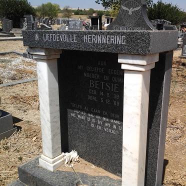 ROETS Betsie 1939-1989