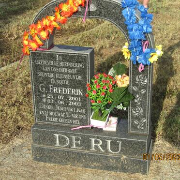 RU G. Frederik, de 2001-2003