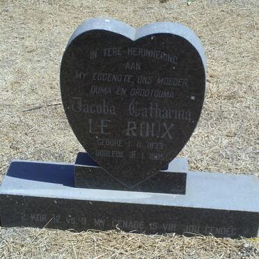ROUX Jacoba Catharina, le 1933-1995
