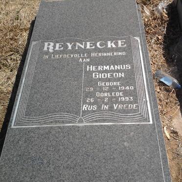 REYNECKE Hermanus Gideon 1940-1993