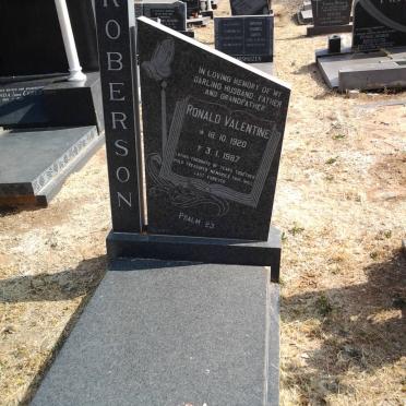 ROBERSON Ronald Valentine 1920-1987