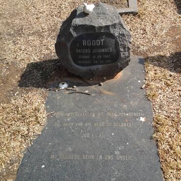ROODT Barend Johannes 1962-1981