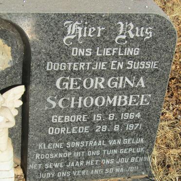 SCHOOMBEE Georgina 1964-1971