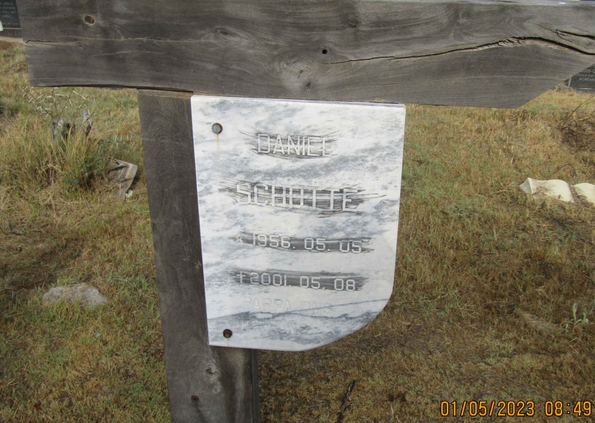 SCHUTTE Daniel 1956-2001