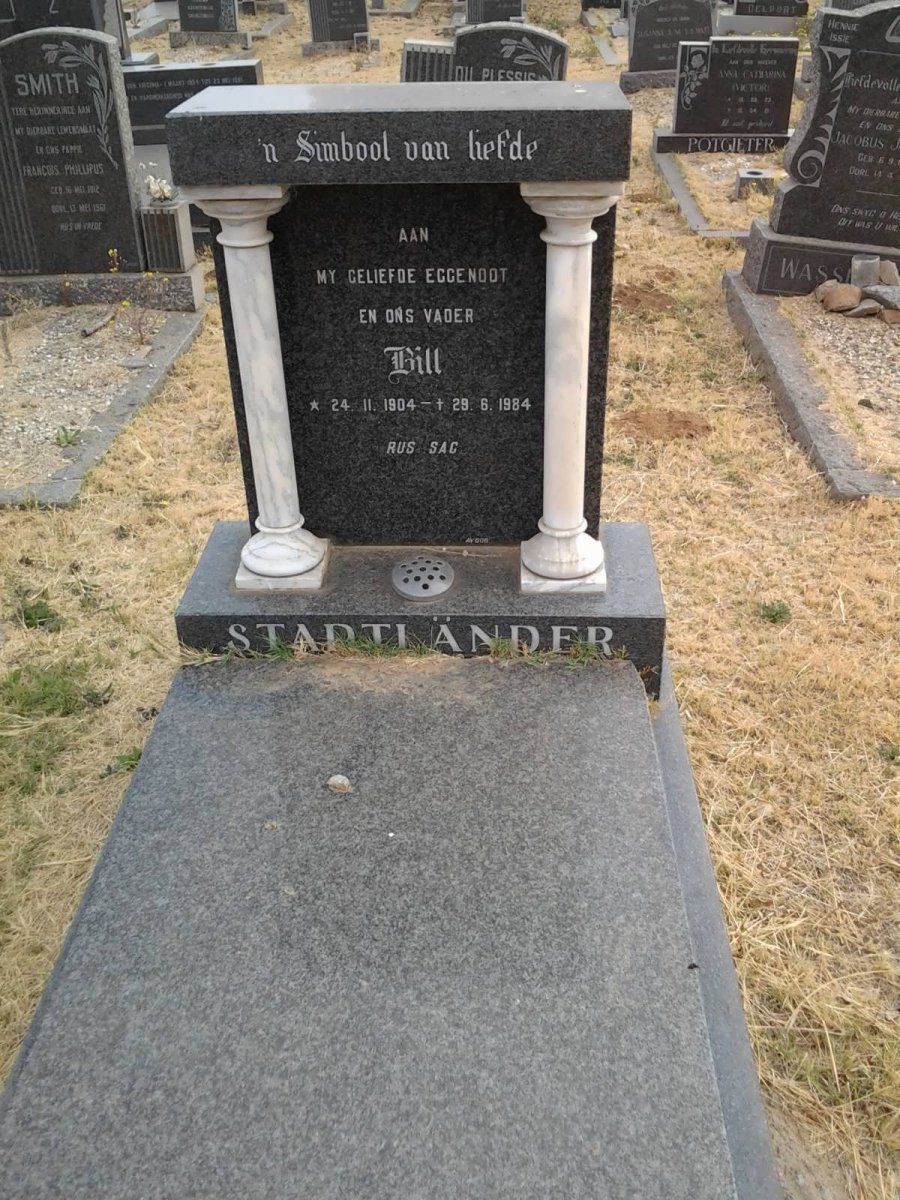 STADTLANDER Bill 1904-1984