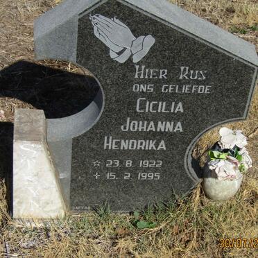 STEYN Cicilia Johanna Hendrika 1922-1995