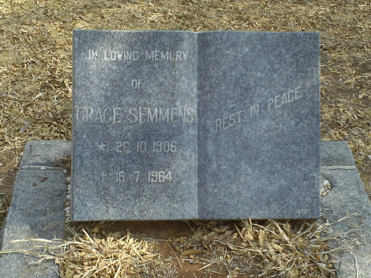 SEMMENS Grace 1906-1964
