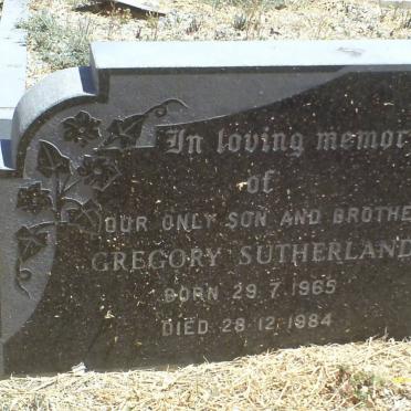 SUTHERLAND Gregory 1965-1984