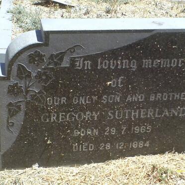 SUTHERLAND Gregory 1965-1984