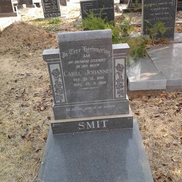 SMIT Carel Johannes 1900-1966