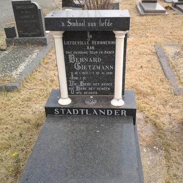 STADTLANDER Bernard Gietzmann 1971-1991