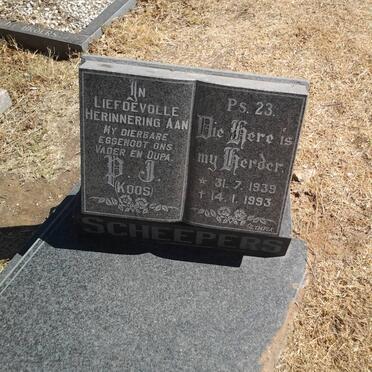 SCHEEPERS P.J. 1939-1993