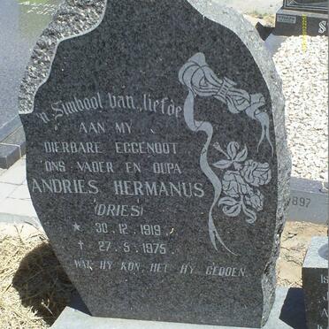 STRYDOM Andries Hermanus 1919-1975