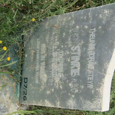 STEYN Theunis Johan 1952-2007