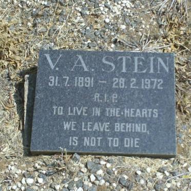 STEIN V.A. 1891-1972