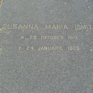 SULLIVAN Frank Jacobus 1909-1989 &amp; Susanna Maria SMIT 1913-1985