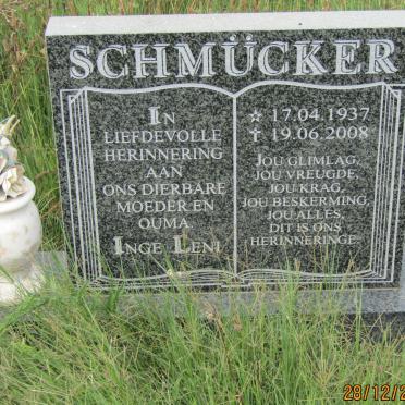 SCHMUCKER Inge Leni 1937-2008