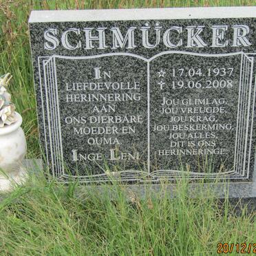 SCHMUCKER Inge Leni 1937-2008