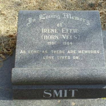 SMIT Irene Effie nee VELS 1901-1984