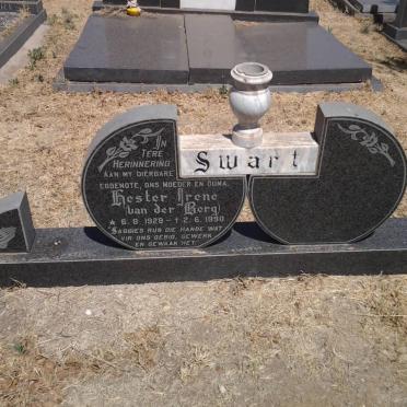 SWART Hester Irene nee VAN DER BERG 1928-1990