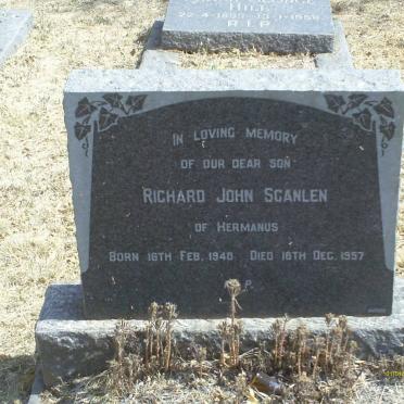 SCANLEN Richard John 1940-1957