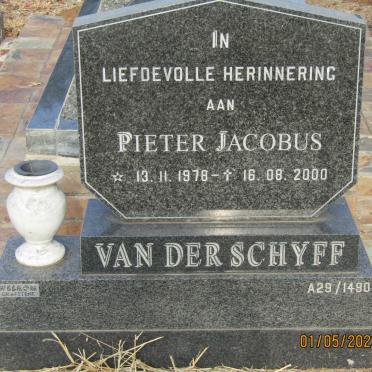 SCHYFF Pieter Jacobus, van der 1978-2000