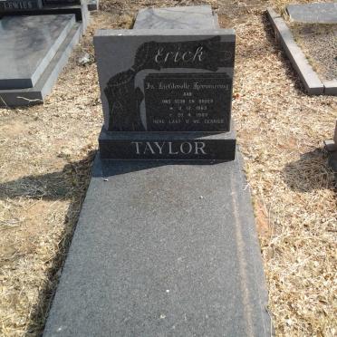 TAYLOR Erick 1963-1983