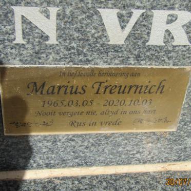 TREURNICH Dirk Jacobus 1933-2013 &amp; Amelia Emmerentia 1942-2006 :: TREURNICH Marius 1965-2020 _2