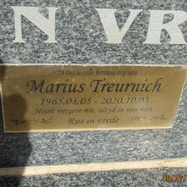 TREURNICH Dirk Jacobus 1933-2013 &amp; Amelia Emmerentia 1942-2006 :: TREURNICH Marius 1965-2020 _2
