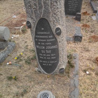 TOIT Willem Johannes, du 1924-1958