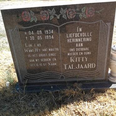 TALJAARD Kitty 1934-1994