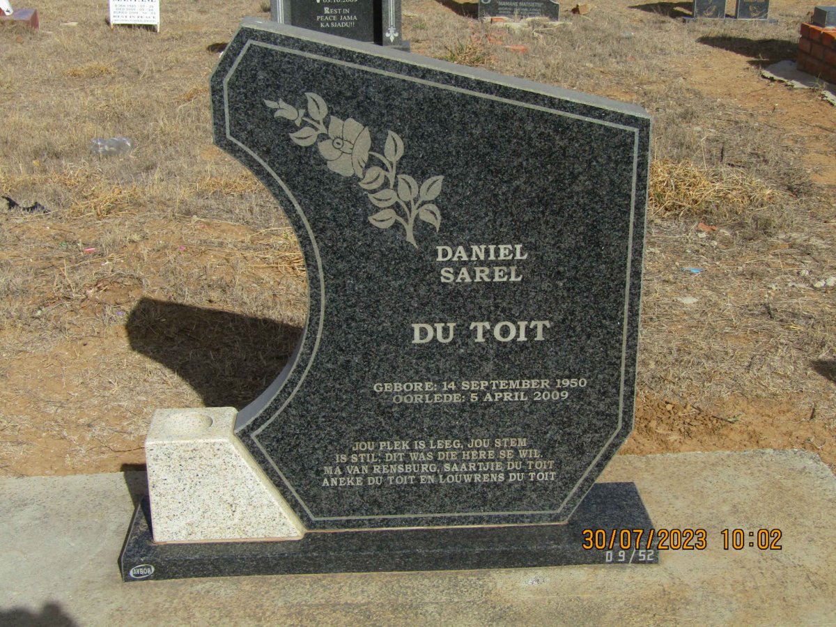 TOIT Daniel Sarel, du 1950-2009